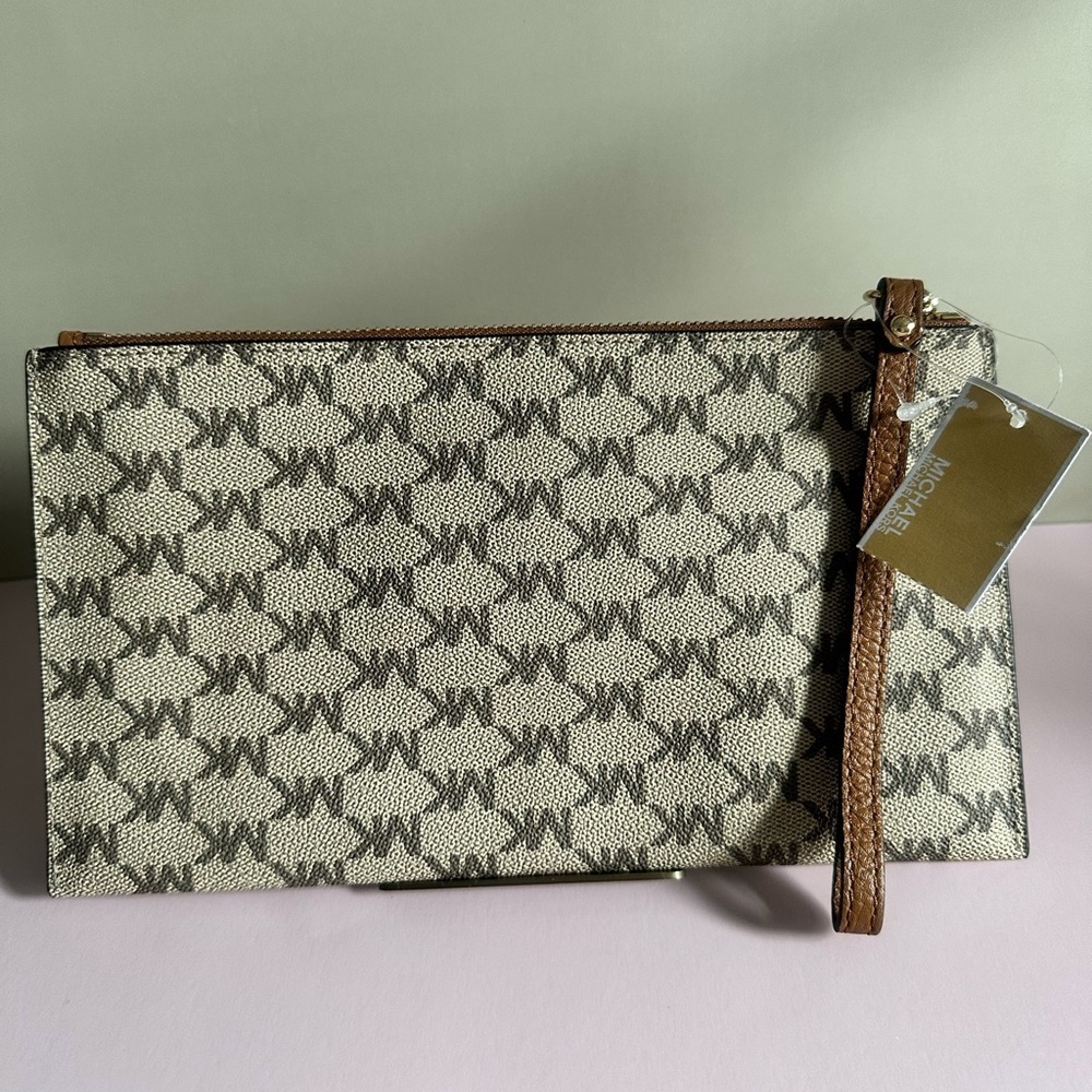 Michael Kors Monogrammed Wristlet - Picture 5 of 8